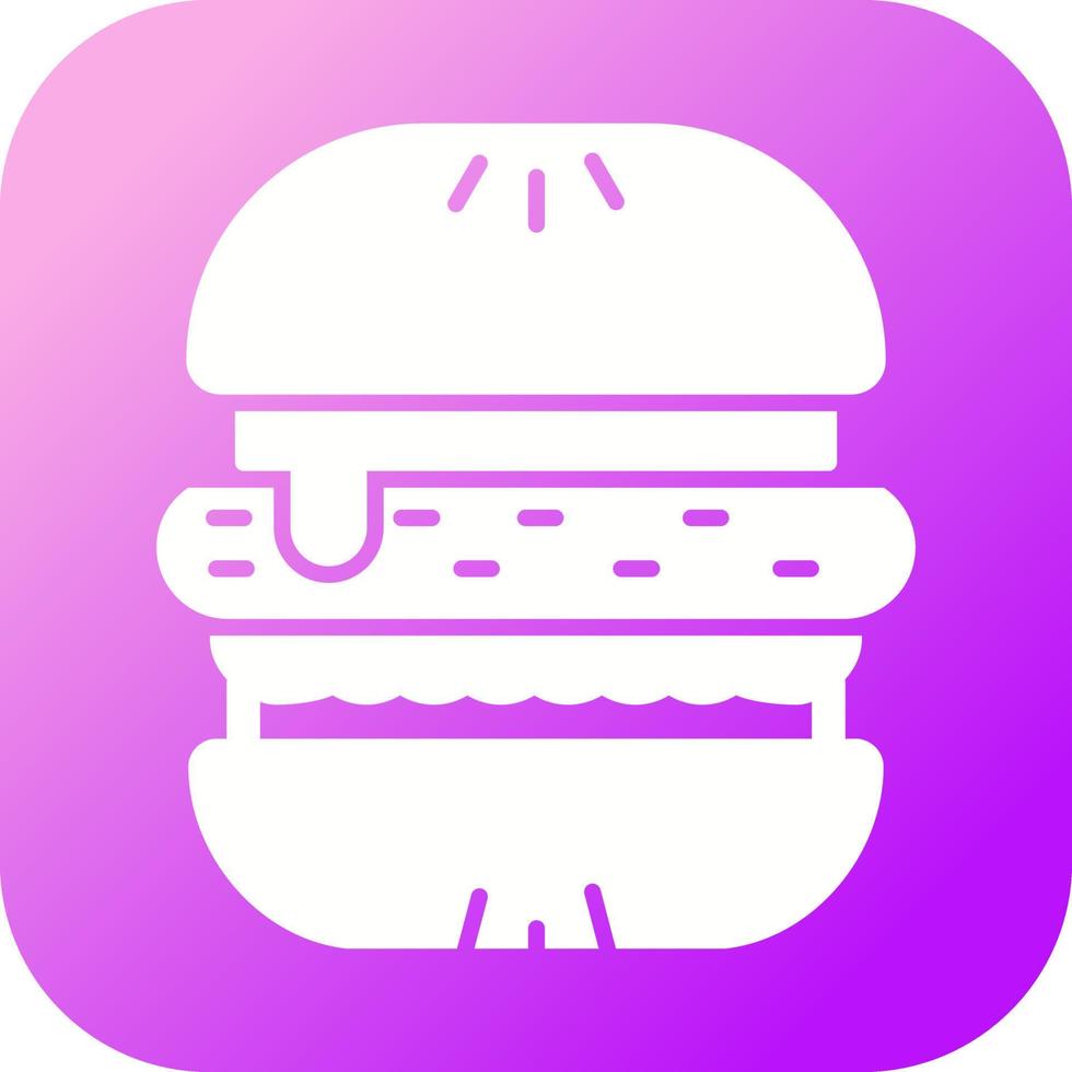 icono de vector de hamburguesa