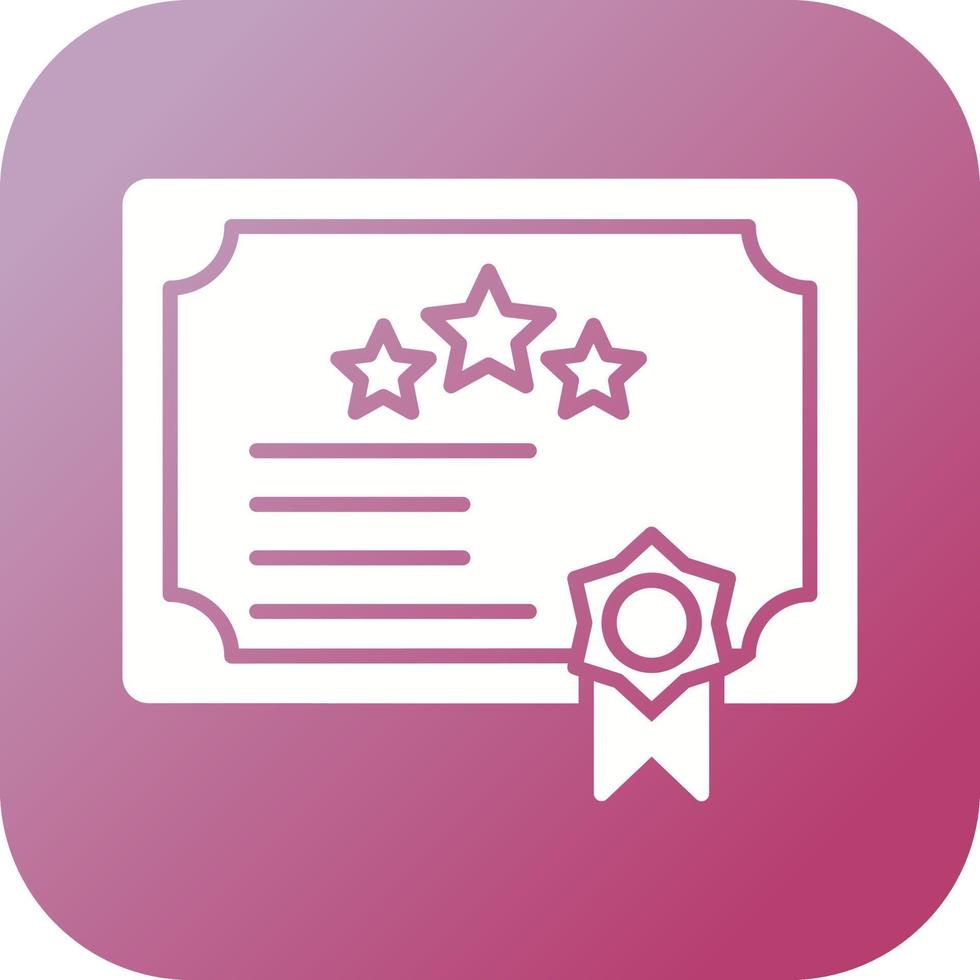 Diploma Vector Icon