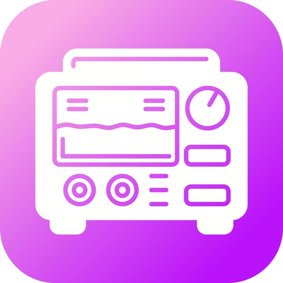 Oscilloscope Vector Icon