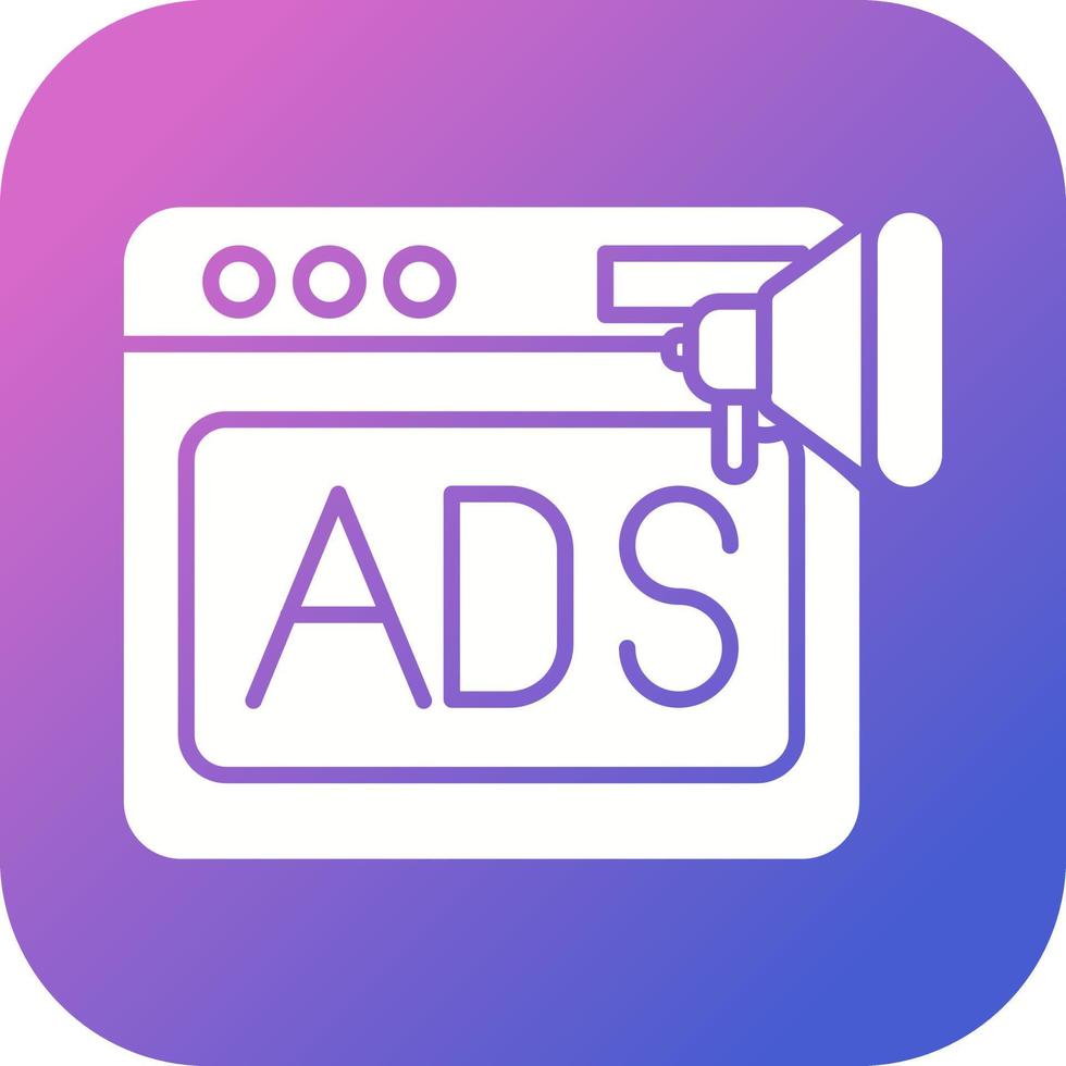 Native Advertising Vector Icon