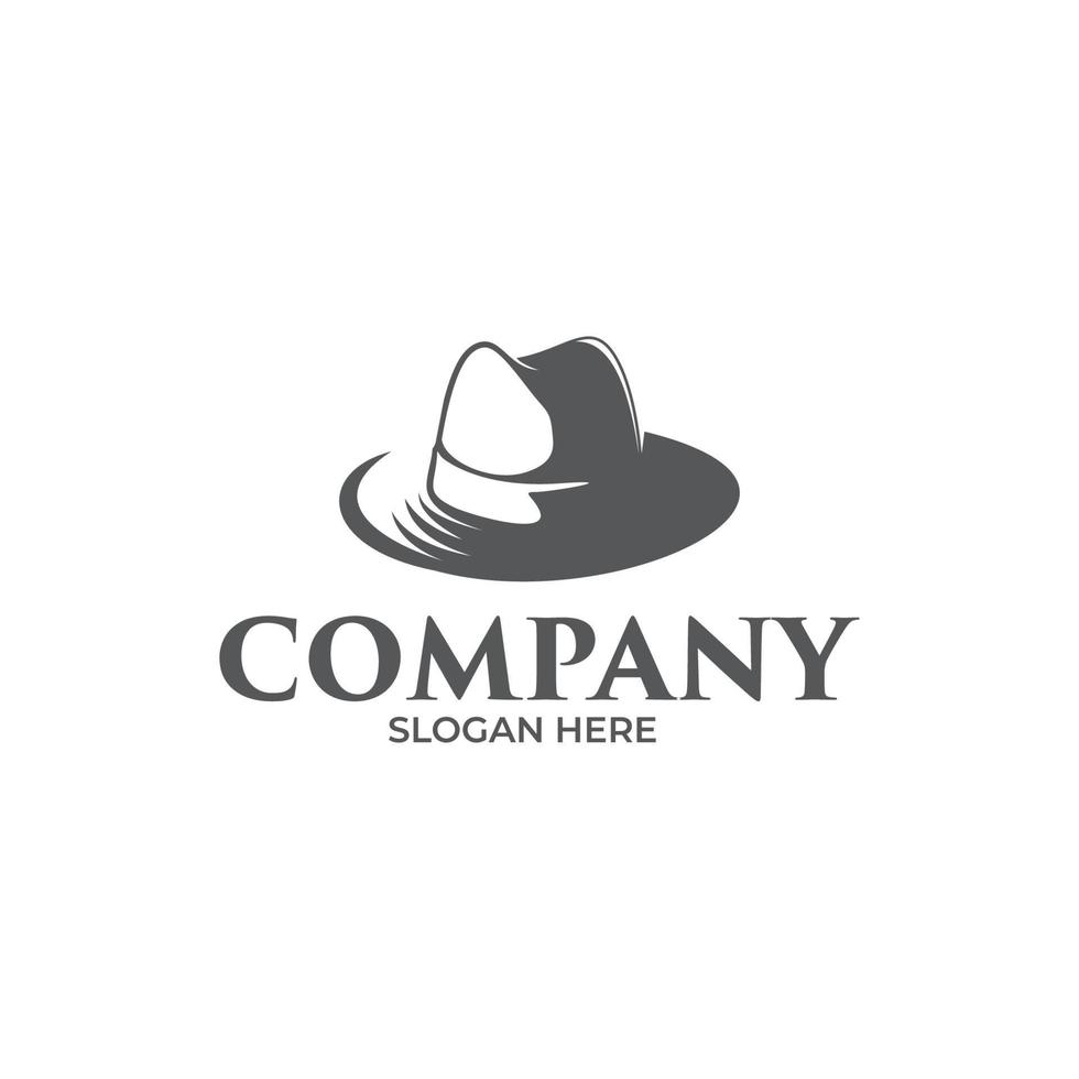 Black hat logo. Fashion logo design template 17148018 Vector Art at ...