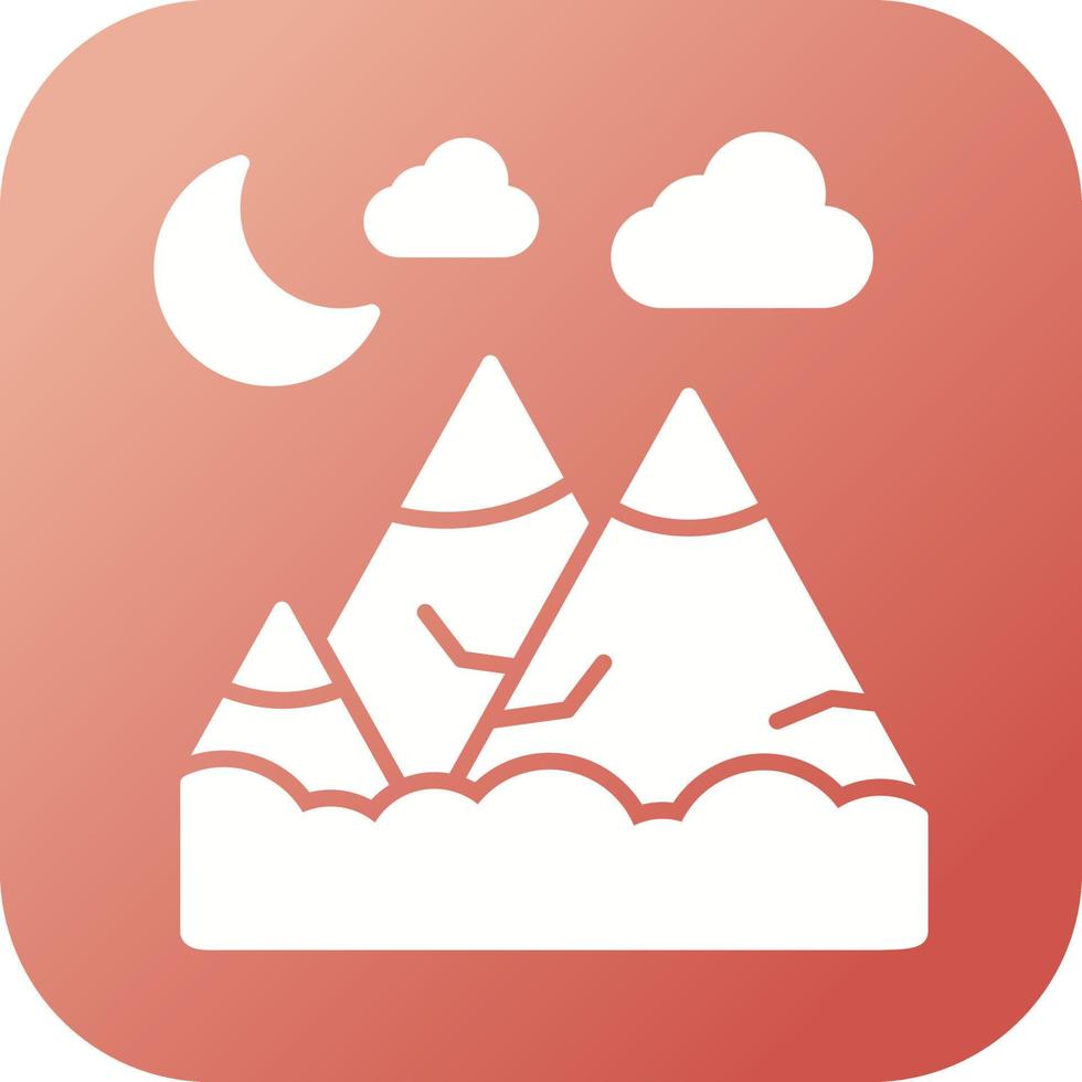 Mountains Vector Icon
