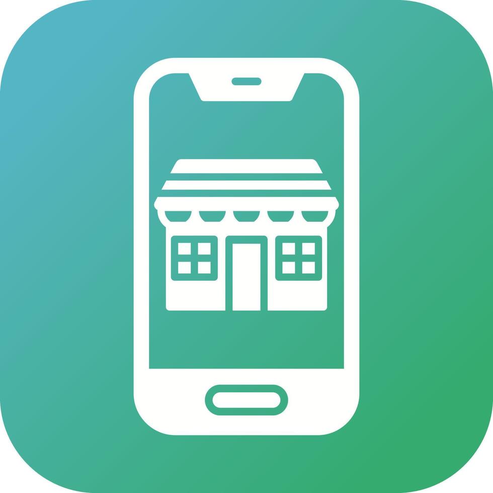 Mobile Store Vector Icon