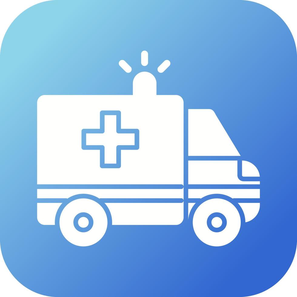 icono de vector de ambulancia