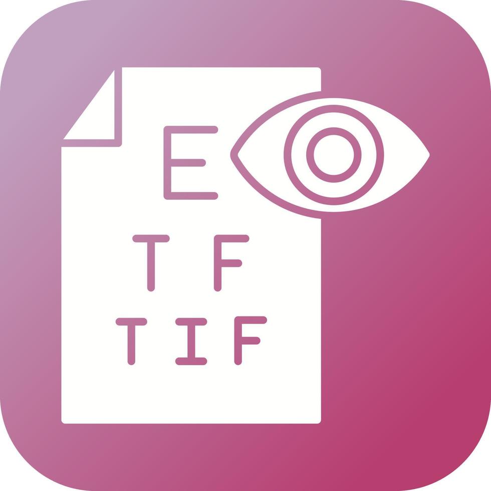 Eye Test Vector Icon