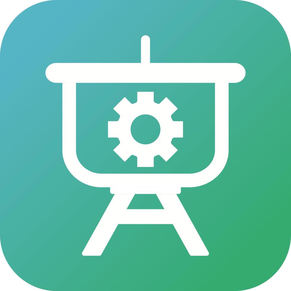 Setting Presentation Vector Icon