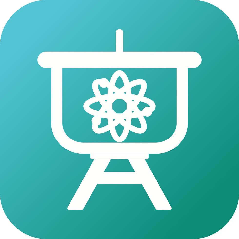 Atom Presentation Vector Icon