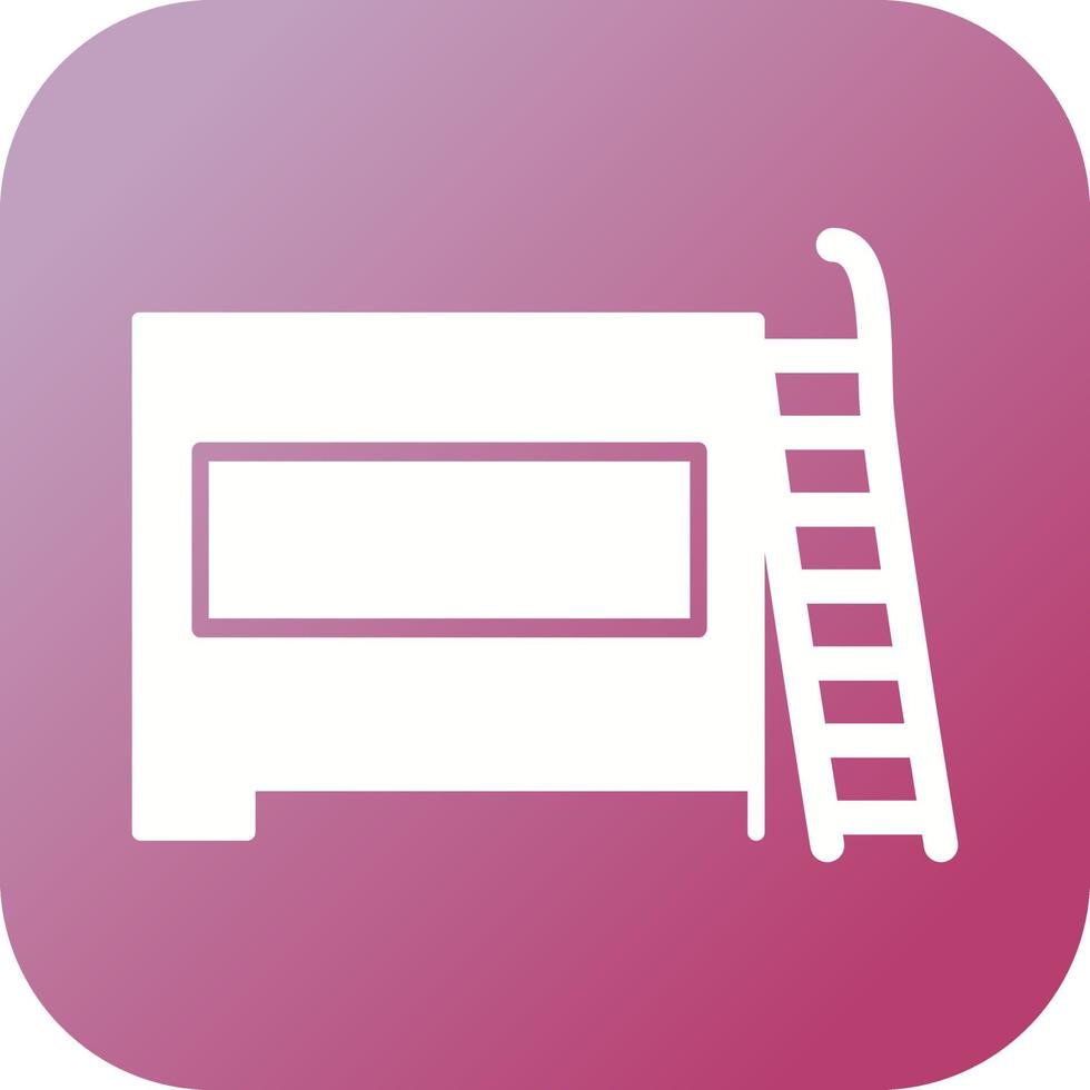 Bunk bed Vector Icon