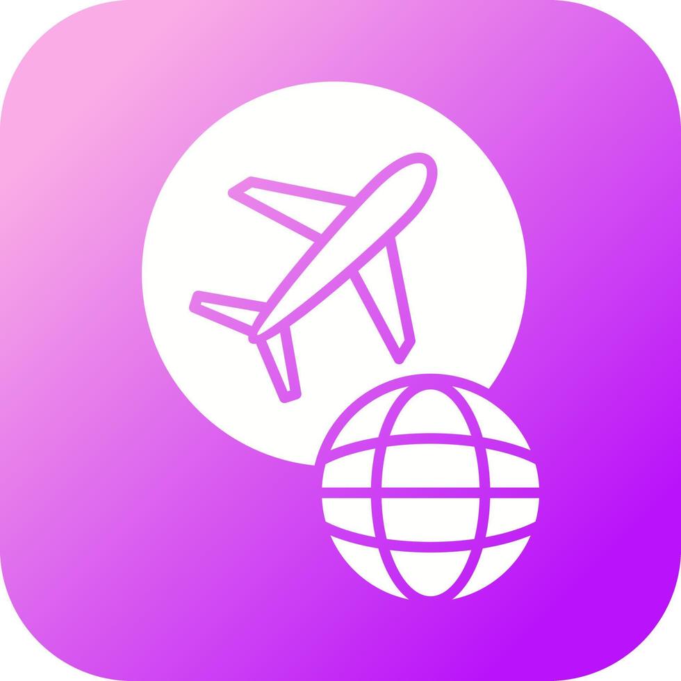 Global Flights Vector Icon