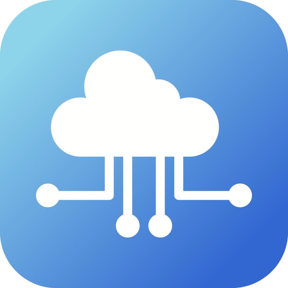 Cloud Computing Vector Icon