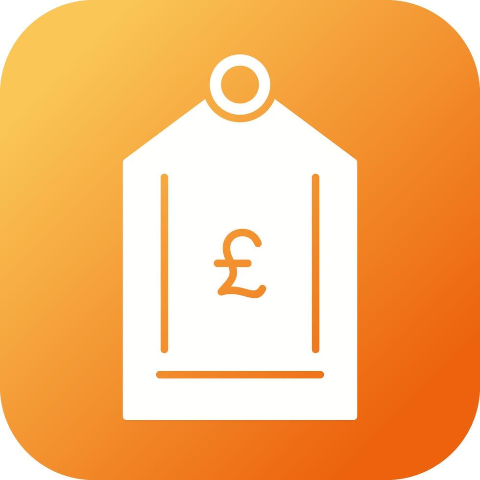 Pound Tag Vector Icon