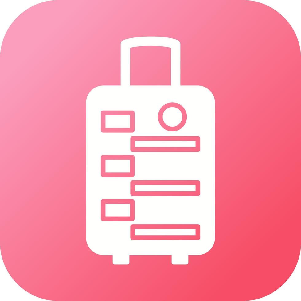 Luggage Bag Vector Icon