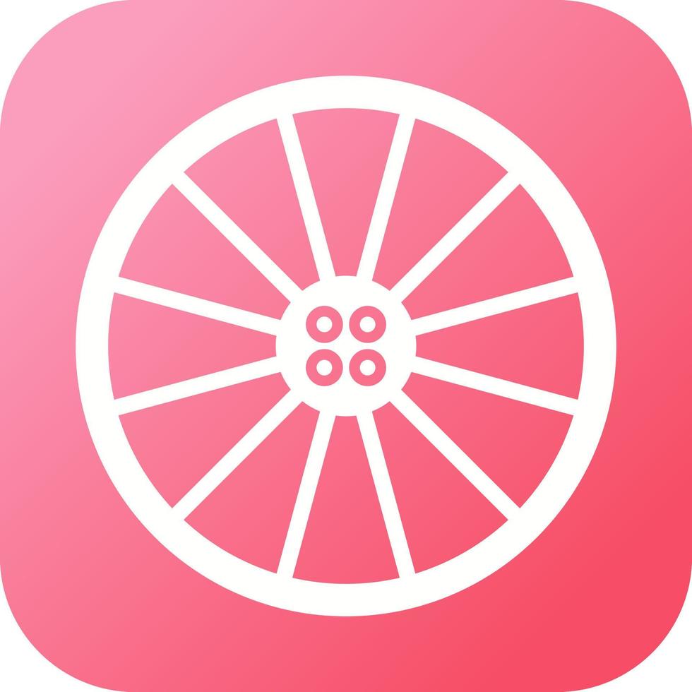 Wheel Vector Icon