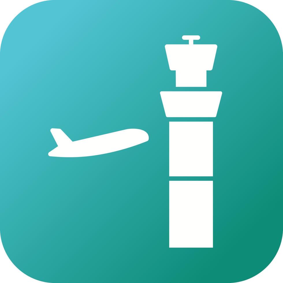 Air Control Tower Vector Icon