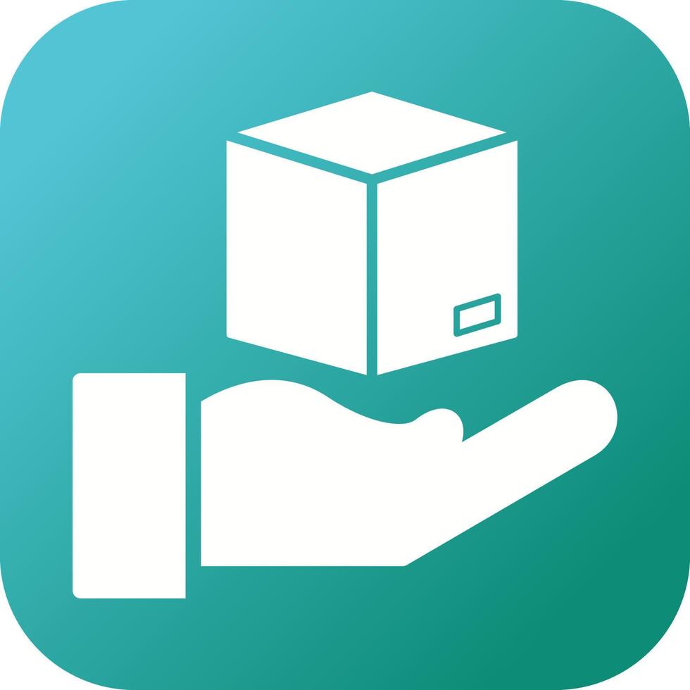 Hand Over Package Vector Icon