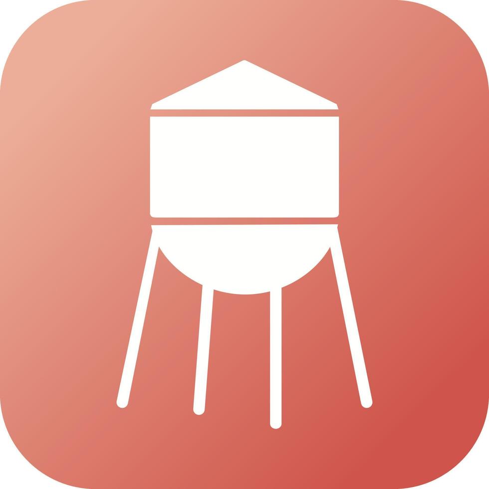 Water Tower Vector Icon