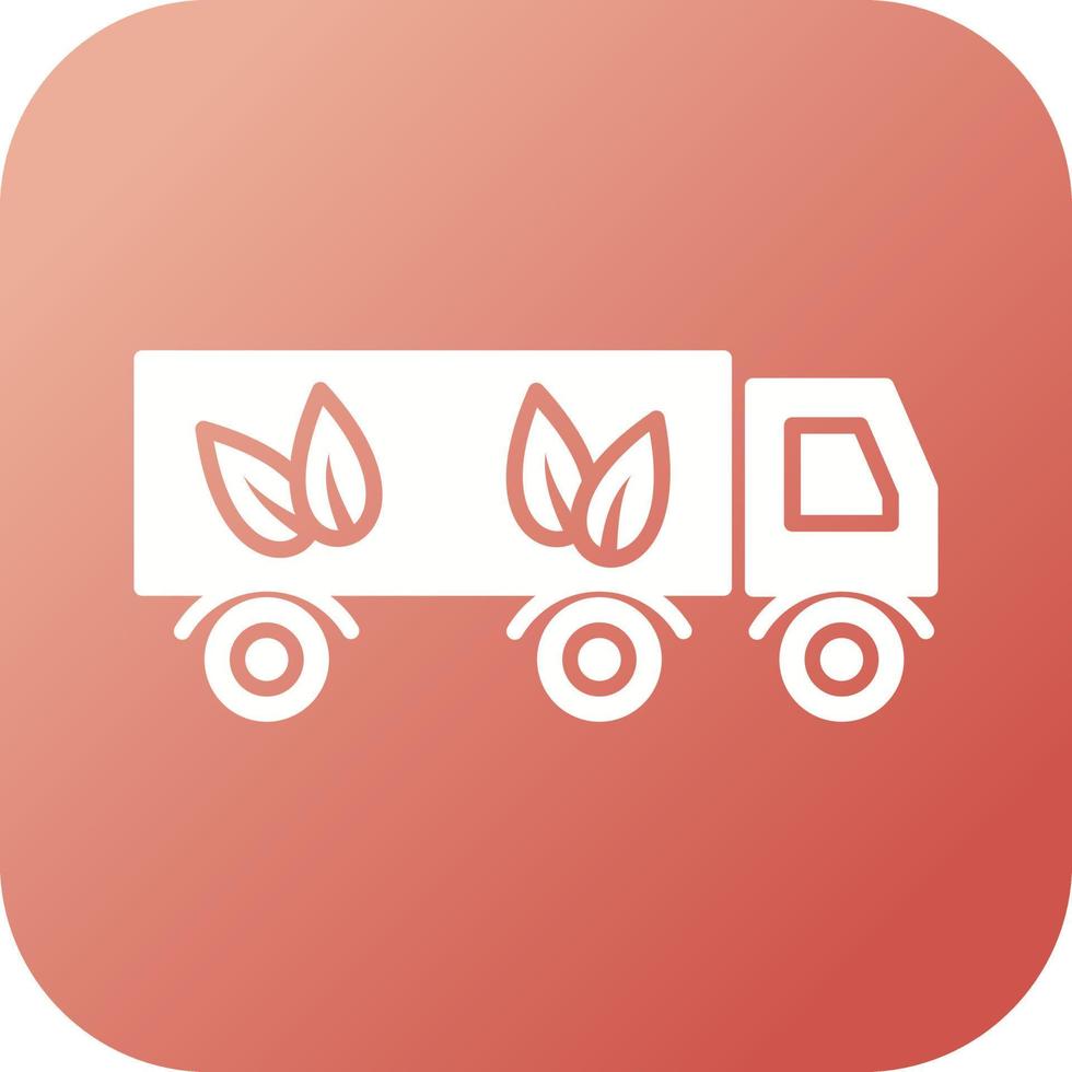 Eco friendly Truck Vector Icon