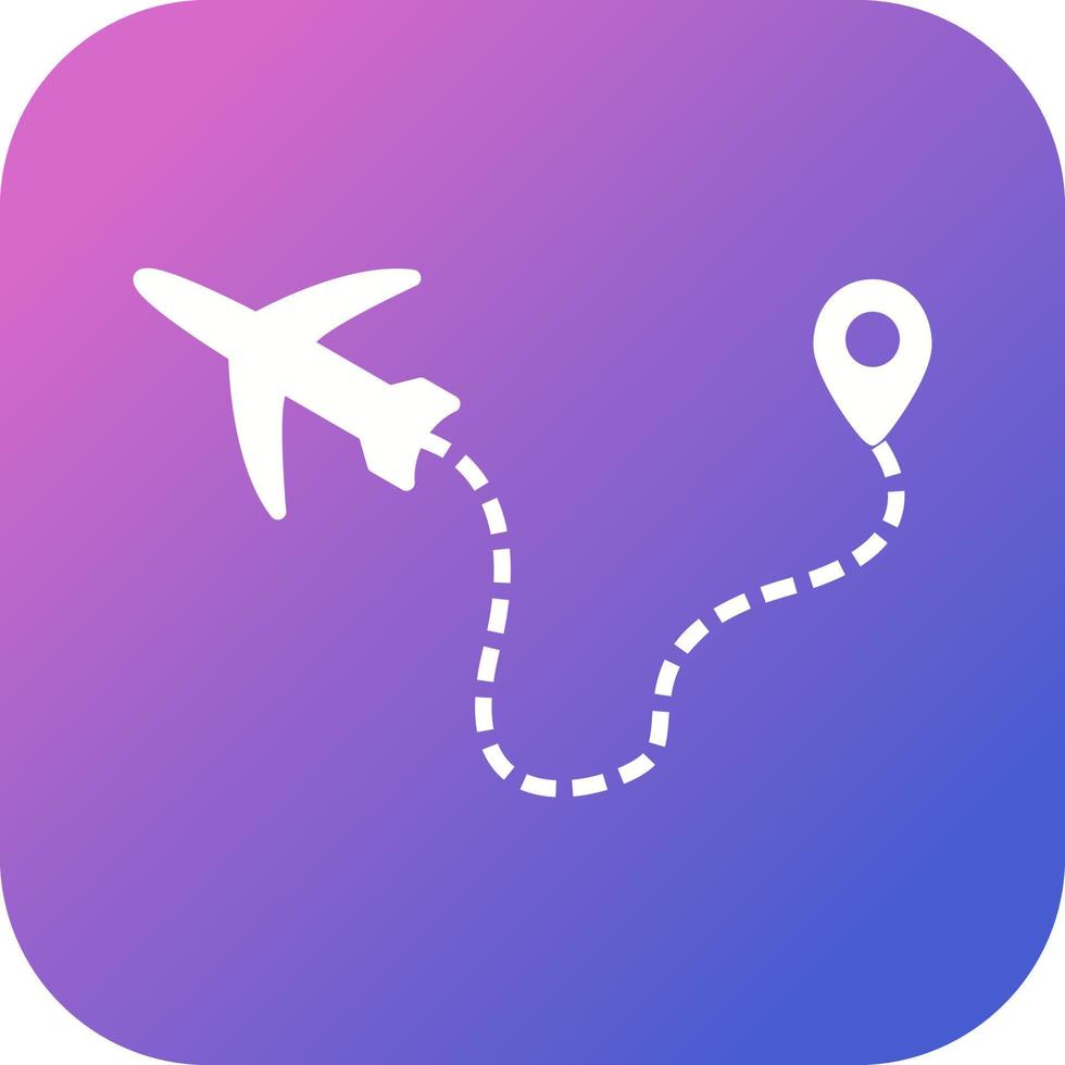 Plane Flying Vector Icon