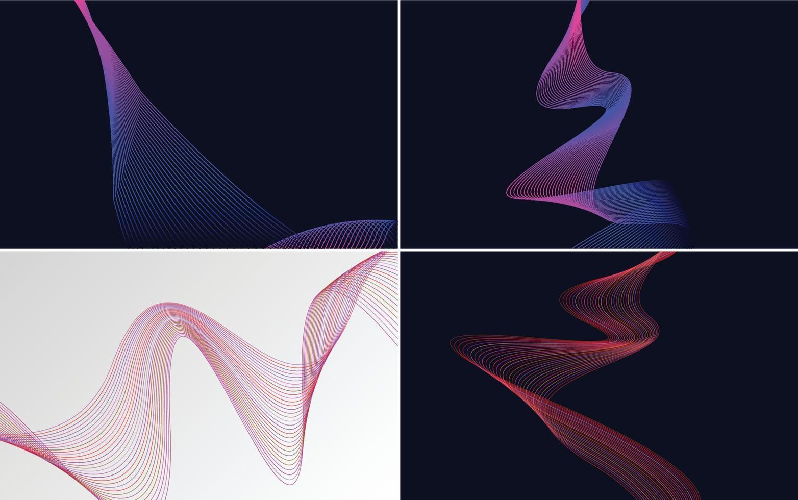 Use this pack of vector backgrounds to add visual interest to your flyer. presentation. or brochure