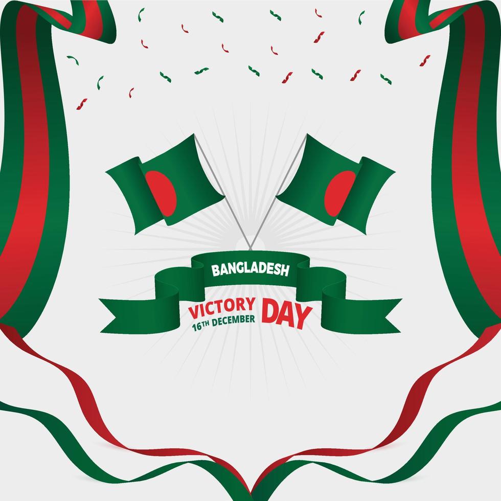 16 december bangladesh victory day banner or victory day vector