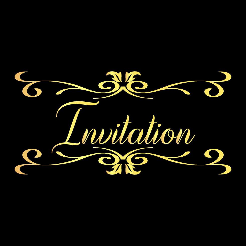 New vintage design template or floral design vector