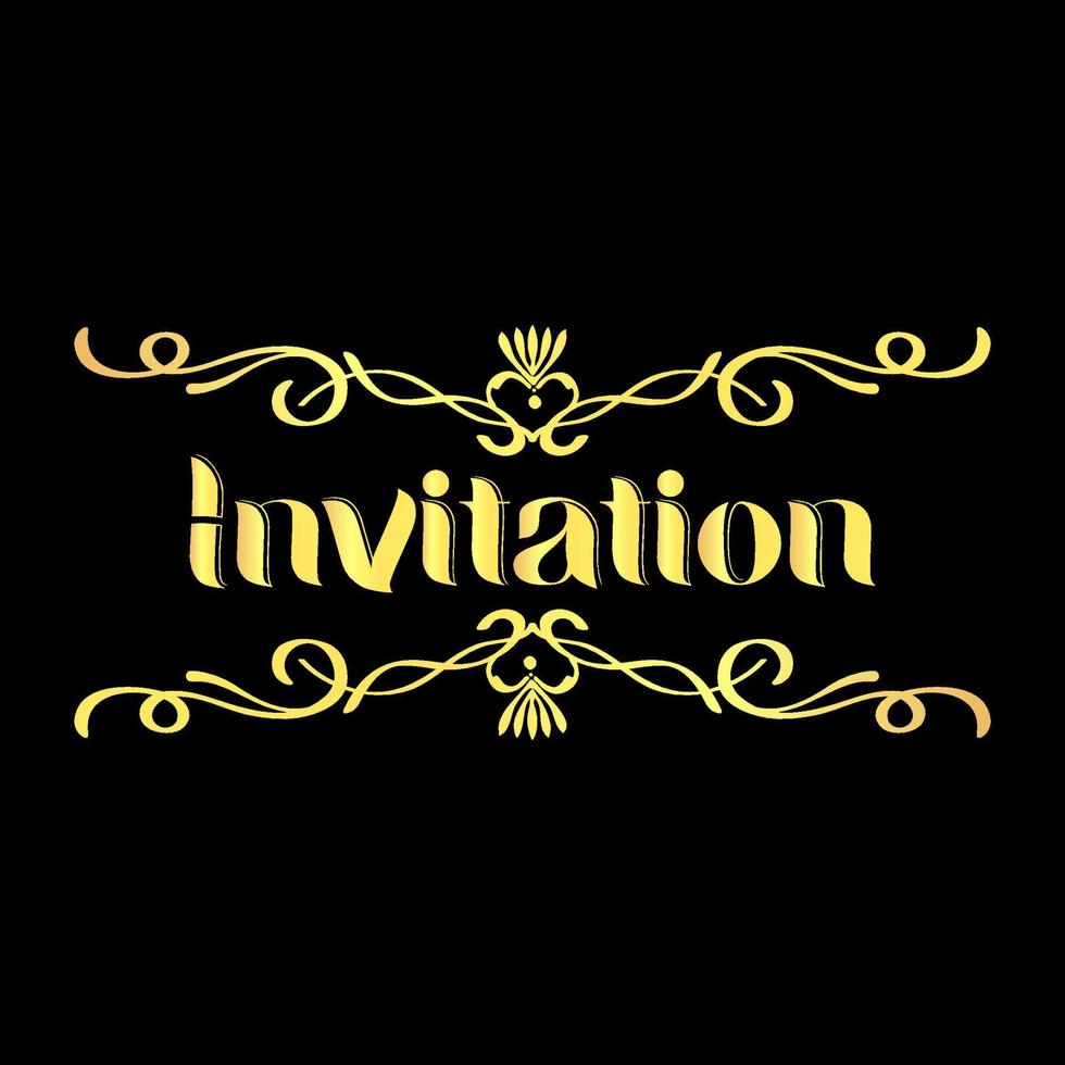 New vintage design template or floral design vector