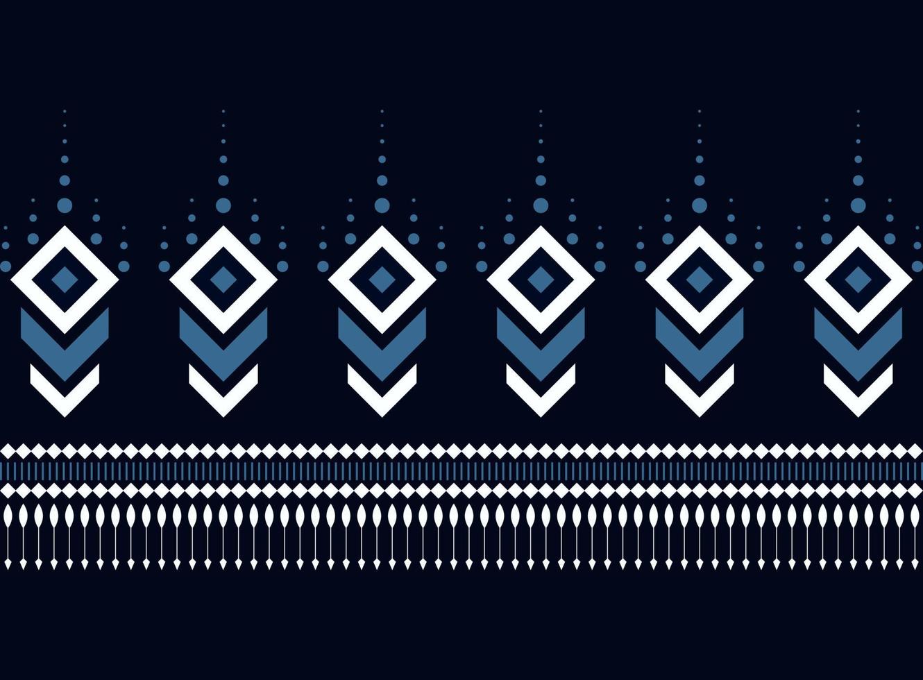 Geometric ethnic oriental pattern background. Pattern design in boho style. Design for texture, wrapping, clothing, batik, fabric, wallpaper and background. Pattern embroidery design. vector