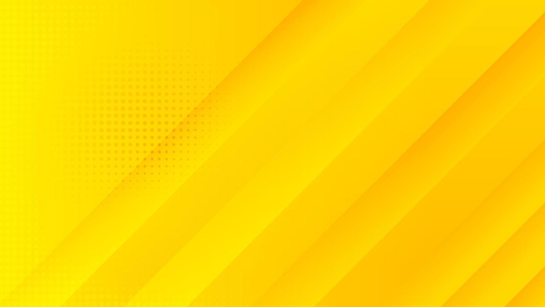 Abstract minimalism yellow background with 3D embossed dynamic shapes vector, banner design with empty space for place text or object vector