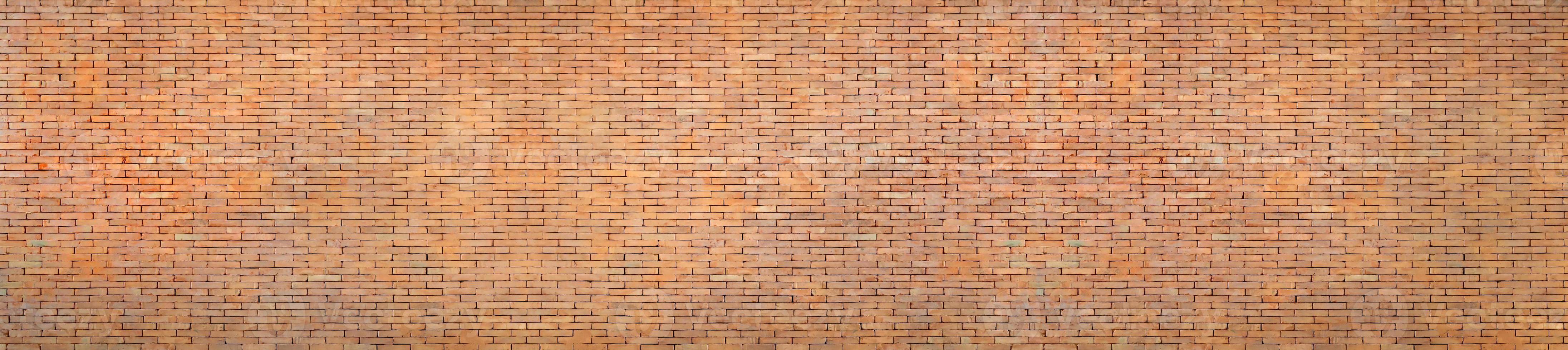 Background of Brick wall with Seamless pattern, simple plain normal and minimal background. photo