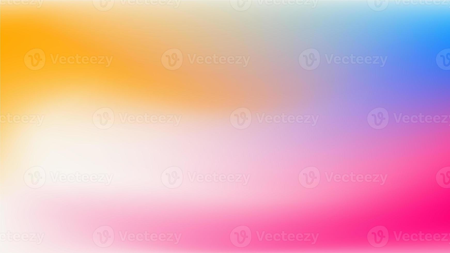 Colored abstract blurred background. Smooth transitions of iridescent colors. Colorful gradient. Rainbow backdrop photo