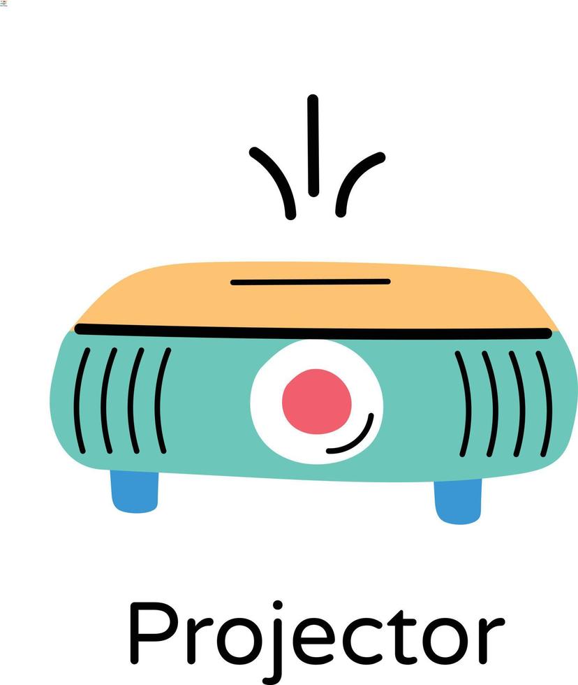 Trendy Projector Concepts vector