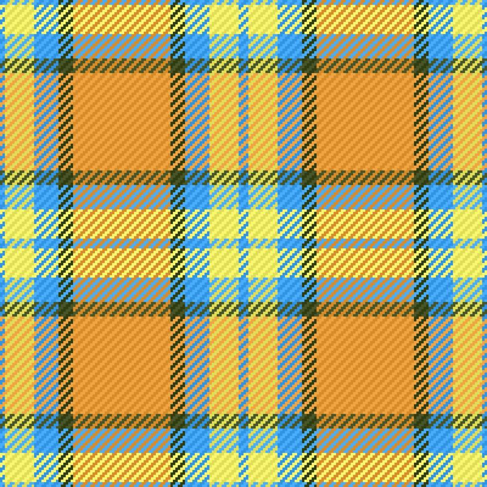 Check plaid textile. Seamless texture fabric. Tartan vector background pattern.