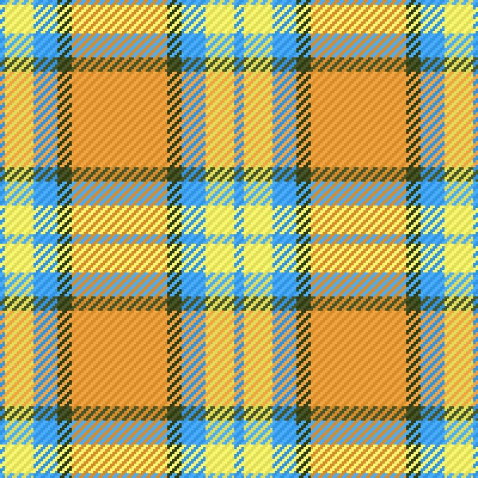 Check plaid textile. Seamless texture fabric. Tartan vector background pattern.