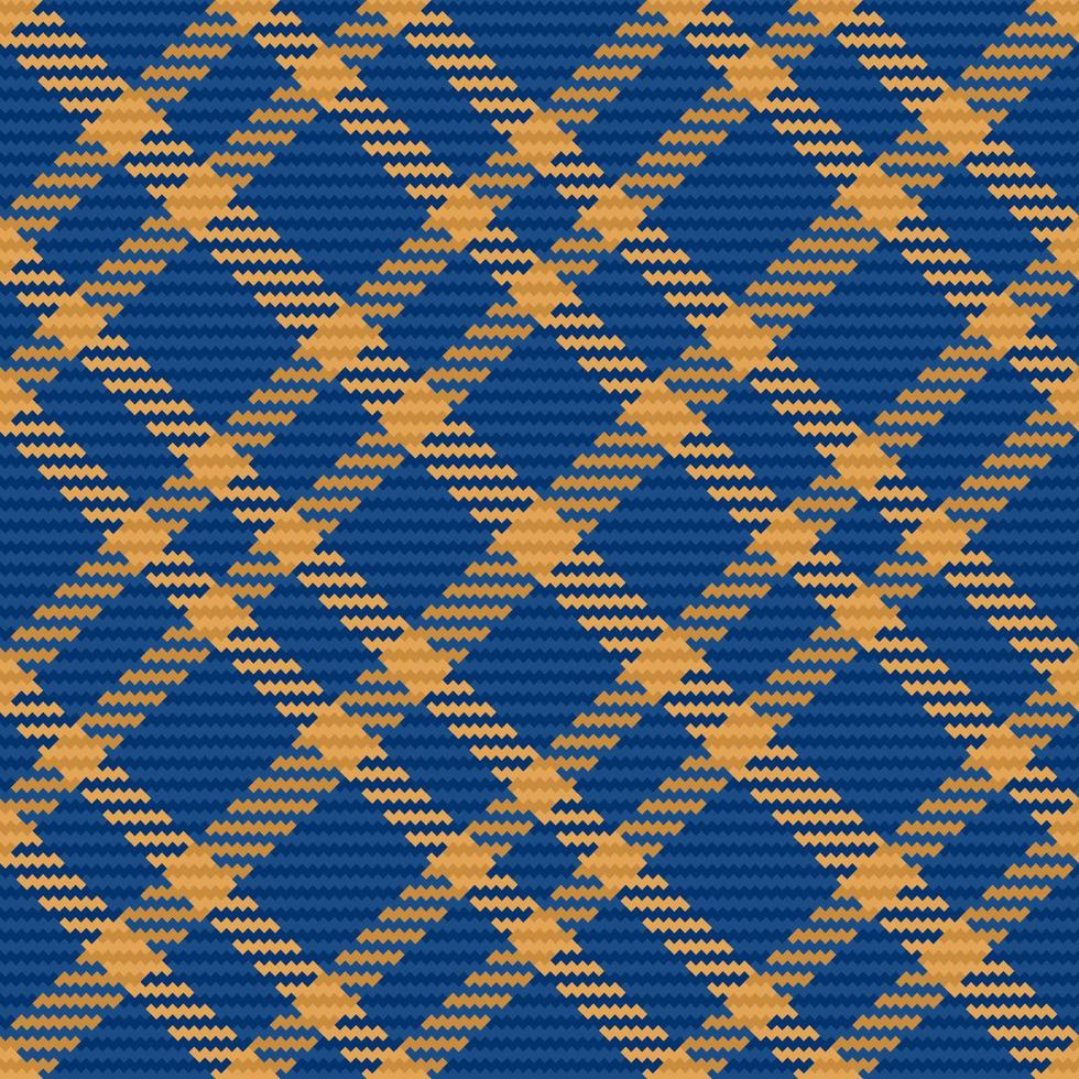 Vector plaid textile. Background check texture. Seamless tartan fabric pattern.