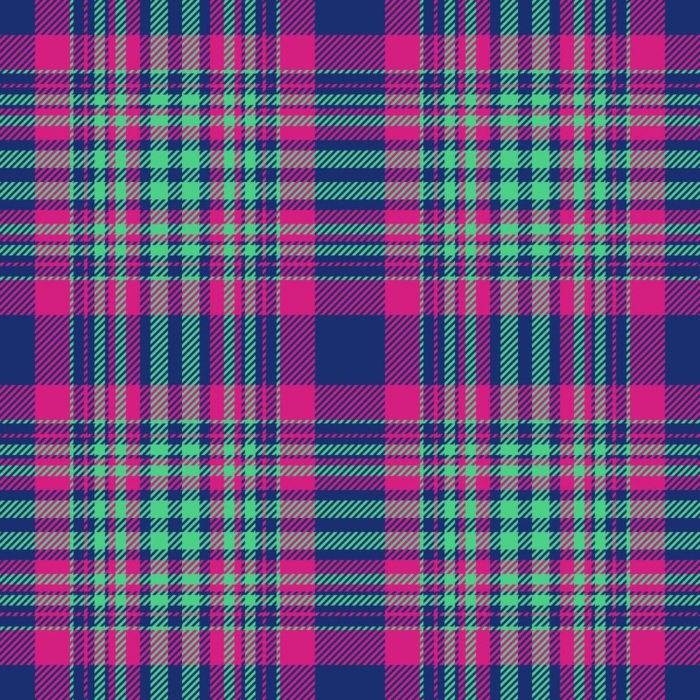 Fabric texture seamless. Plaid pattern tartan. Textile background check vector. vector