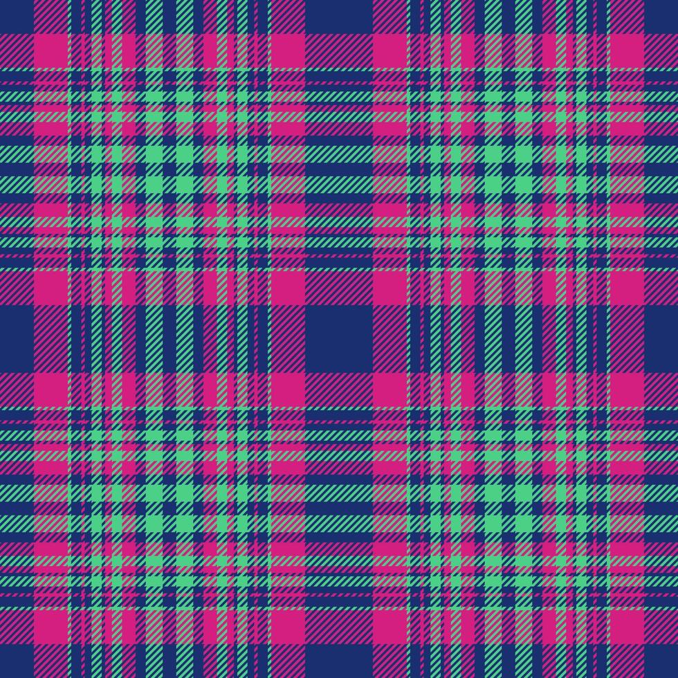 Fabric texture seamless. Plaid pattern tartan. Textile background check vector. vector