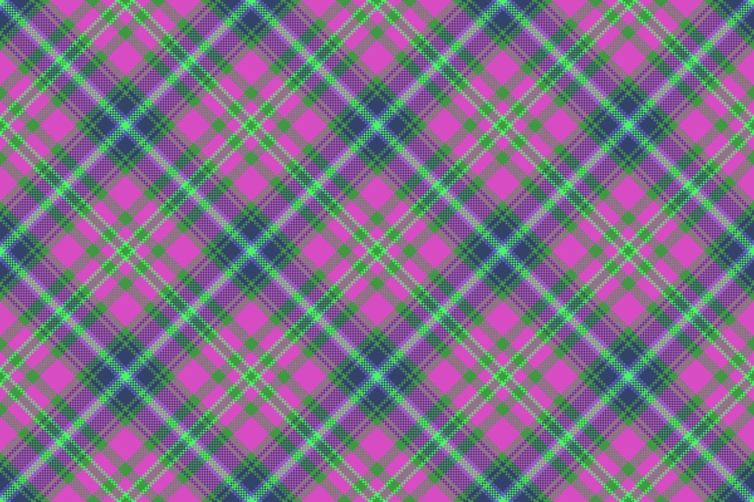 Pattern check textile. Seamless fabric plaid. Vector tartan background texture.