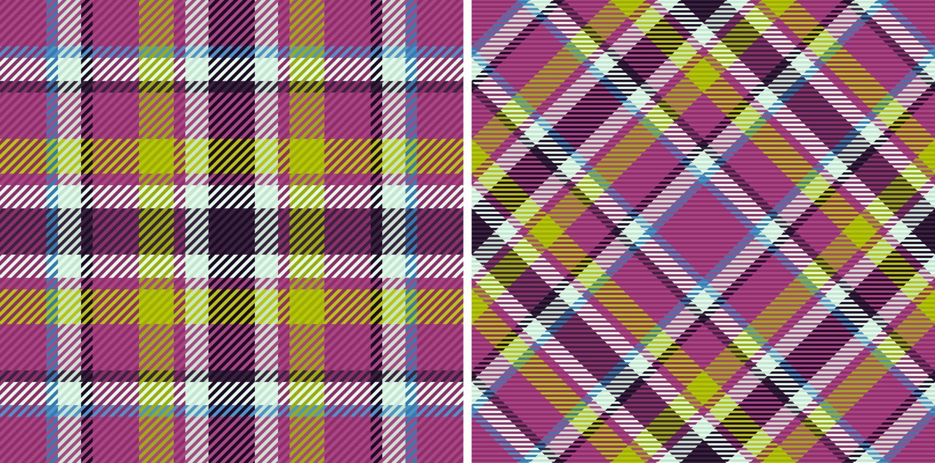 Pattern vector fabric. Tartan plaid background. Seamless textile check texture.