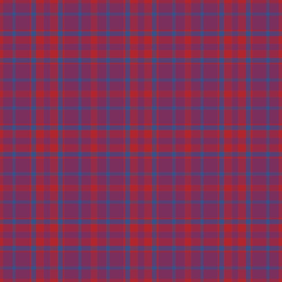 Plaid seamless pattern. Vector background of textile ornament. Flat fabric design.