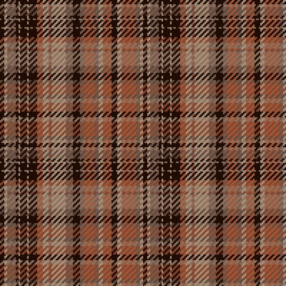 Seamless pattern of scottish tartan plaid. Repeatable background with check fabric texture. Vector backdrop striped textile print.