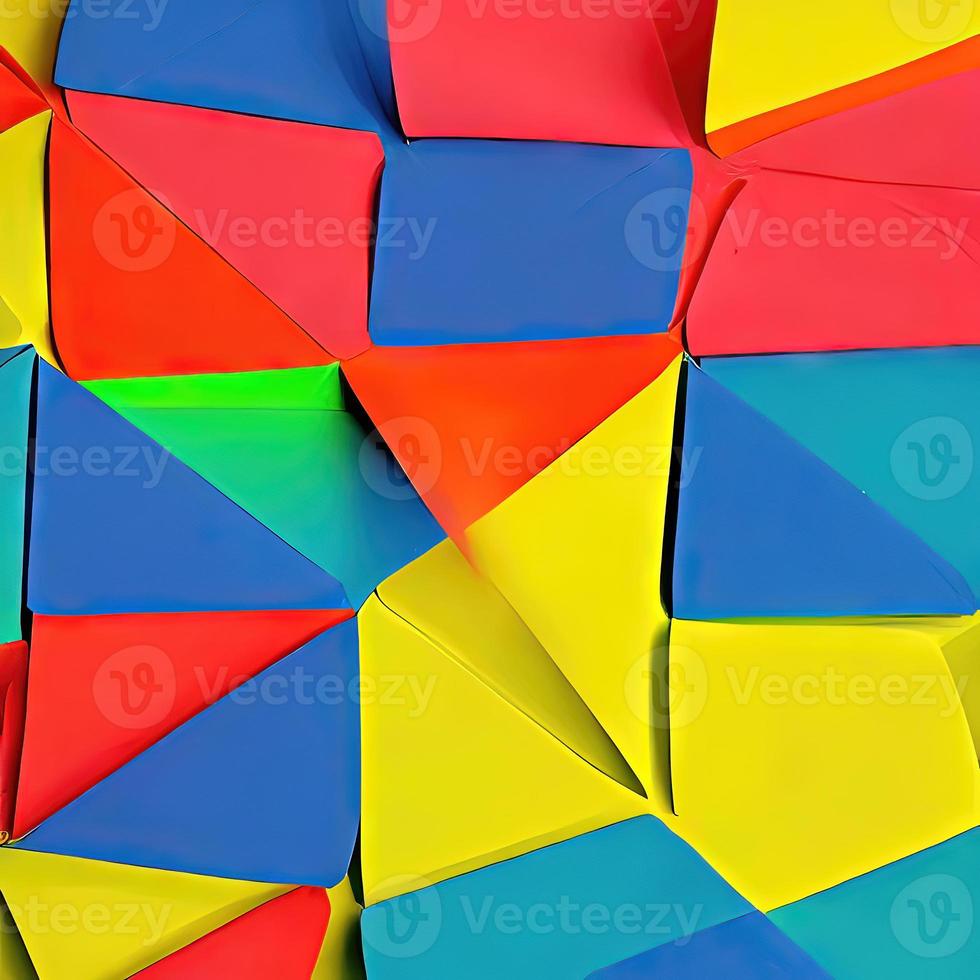 beautiful origami colorful designs for illustration or backdrop photo