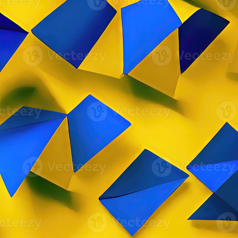 hermosos diseños coloridos de origami para ilustración o fondo foto