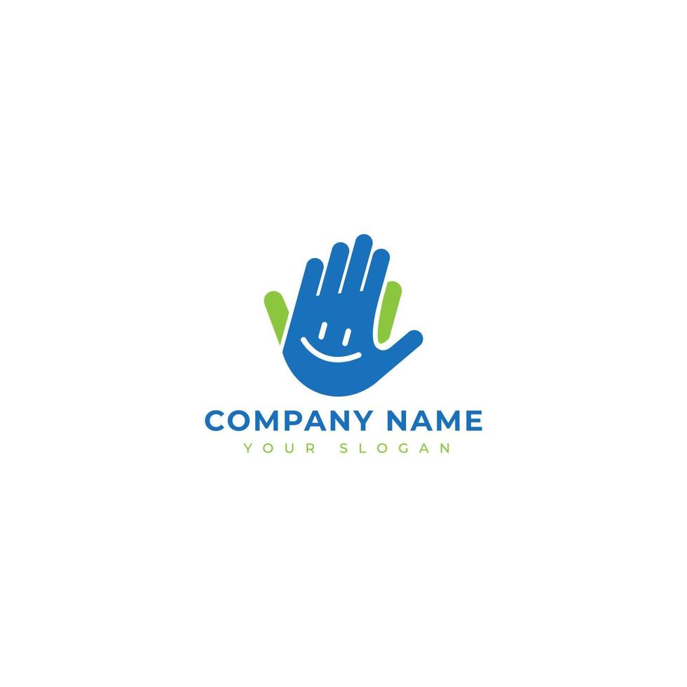 Kids community logo vector design template