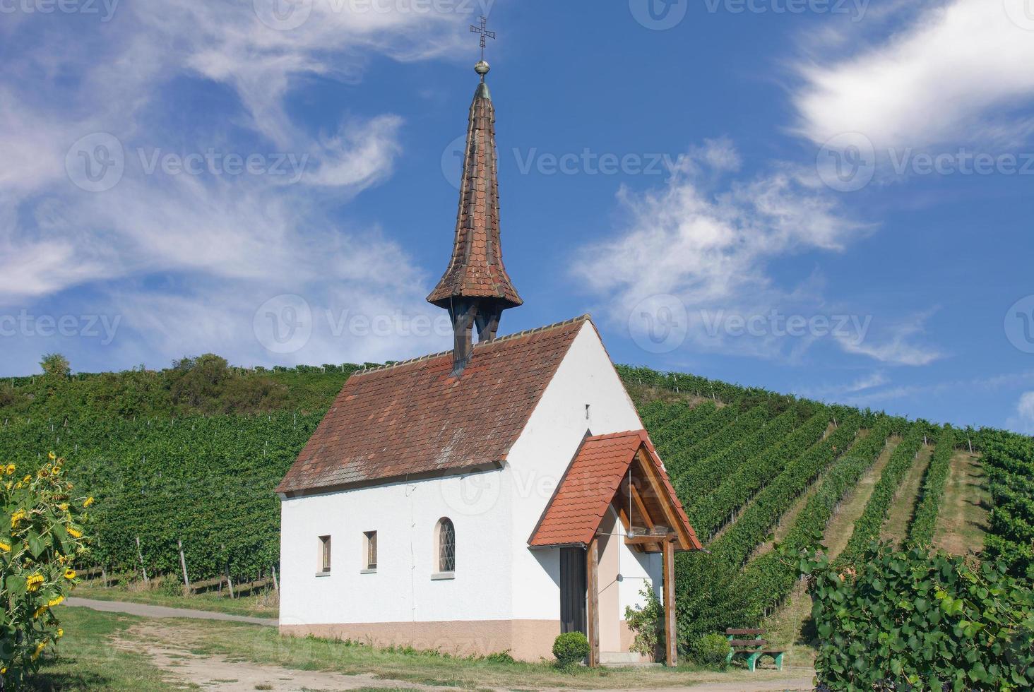 Eichert Chapel,Jechtingen,Kaiserstuhl wine region,Black Forest,Germany photo