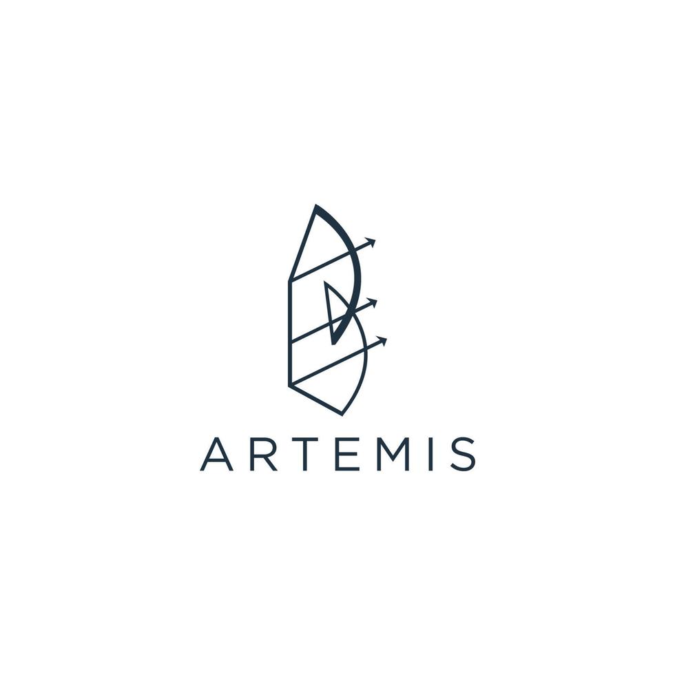 artemis icon. Simple element illustration vector