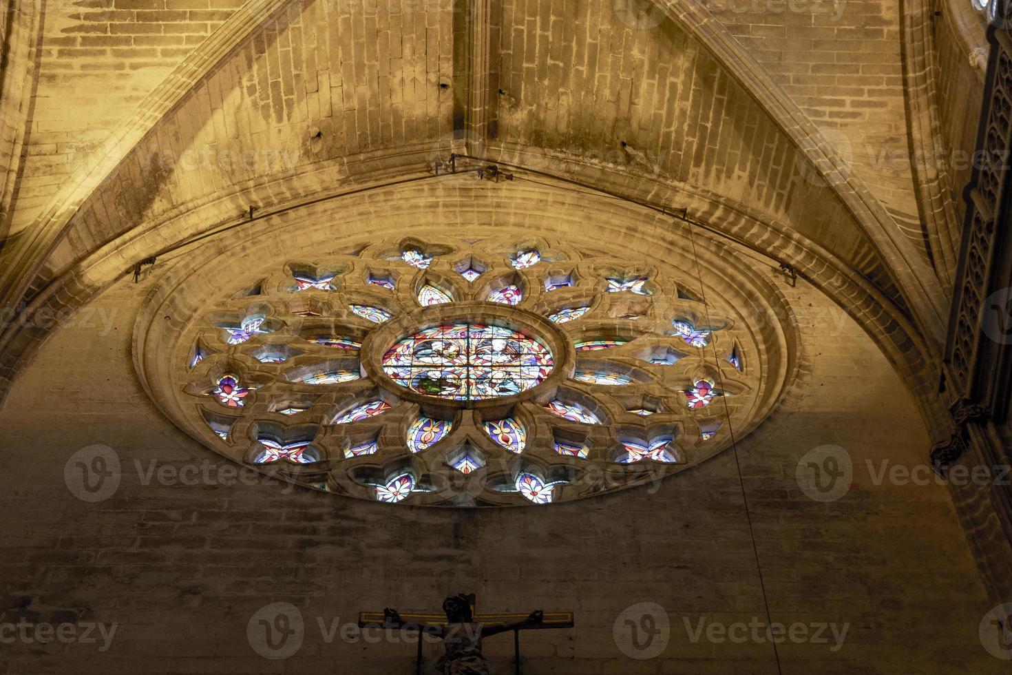 Inside Seville Cathedral photo