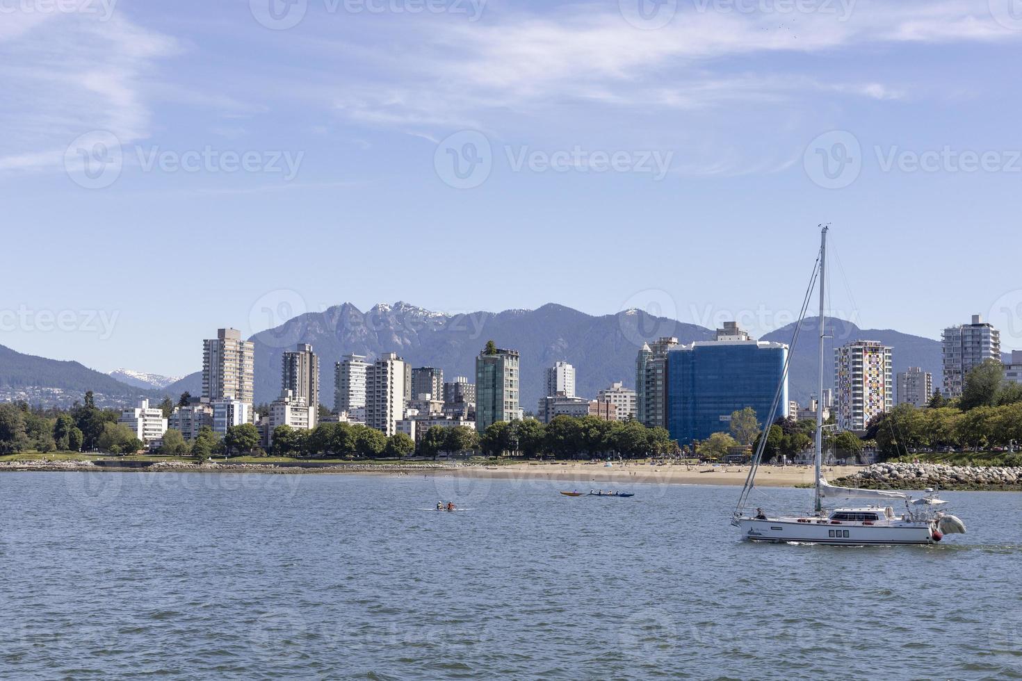 Vancouver from False Creek photo