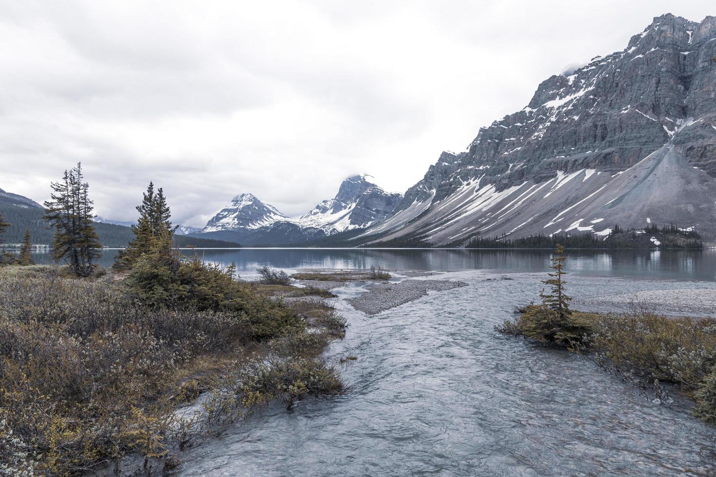 Bow Lake, Alberta, Canada photo