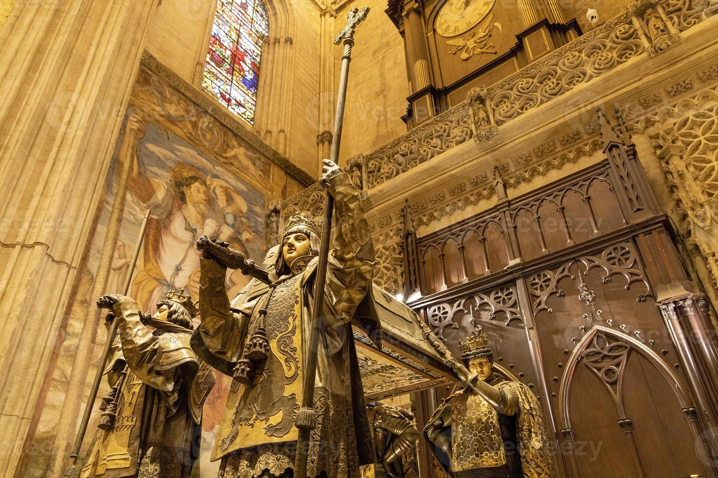 Inside Seville Cathedral photo