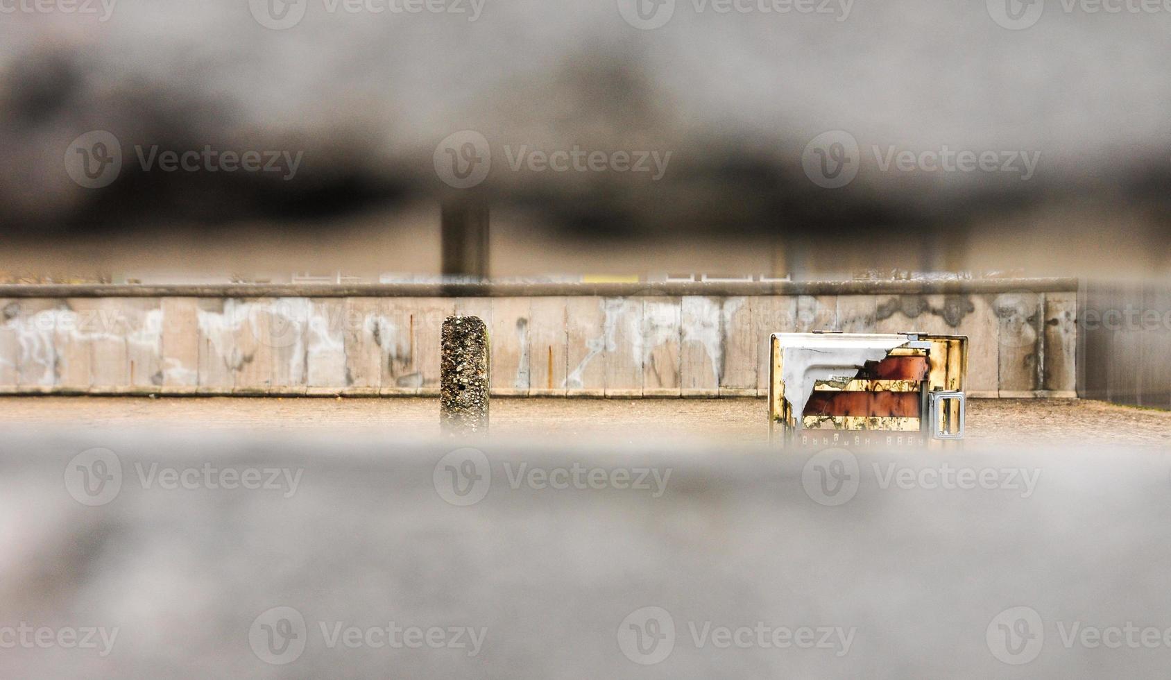 View through Berlin Wall photo